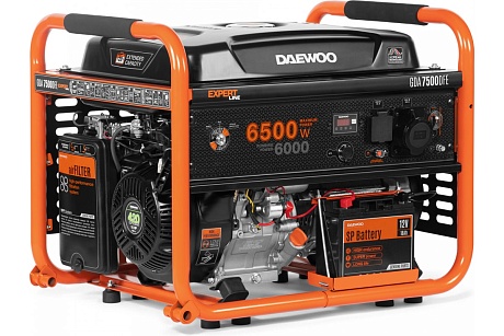 Генератор бензиновый-газовый DAEWOO GDA 7500 DFE (6,0 кВт)
